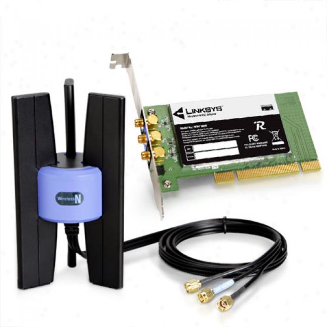 Linksys Wmp300n Wireless-n Pci Desktop Adapter