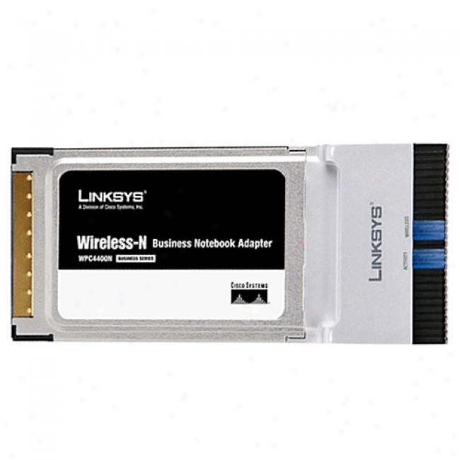Linksys Wpc4400n Wireless-n Business Pc-card Notebook Adapter