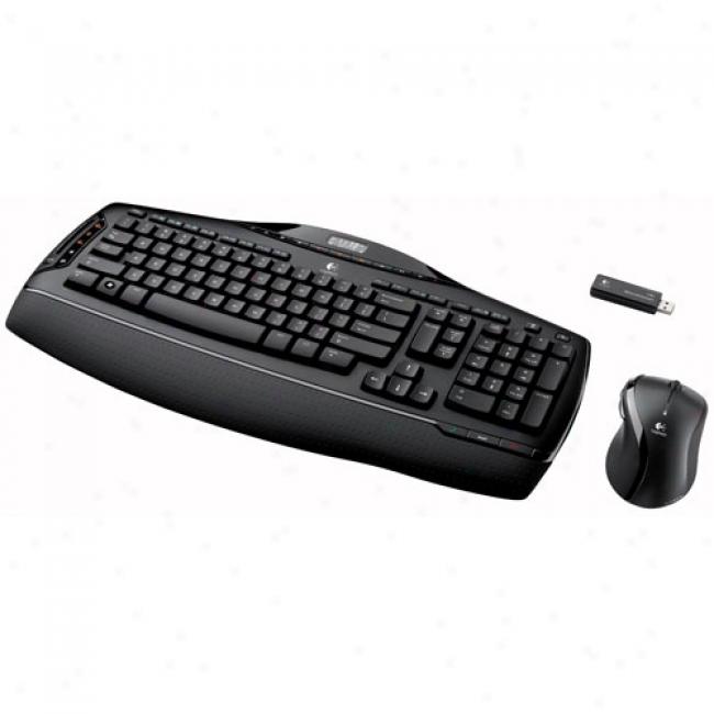 Logitech Cordless Desktop Mx 3200 Laser Keyboard And Mouse Combk