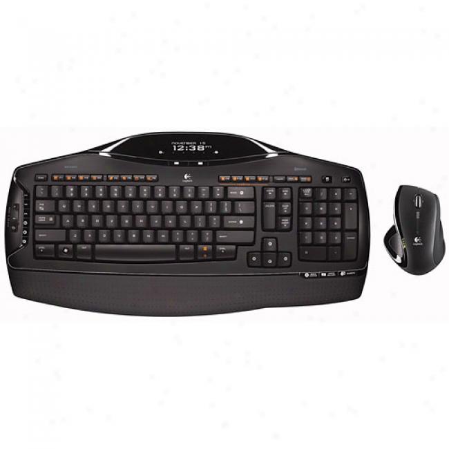 Logitech Mx5500 Coedless Desktop Keyboard And Mouse Revolution