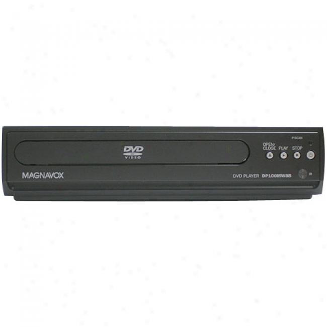 Magnabox Dp100mw8b Compact Dvd Player, Black