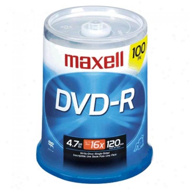 Maxell 100-pack 16x Dvd-r Spindle