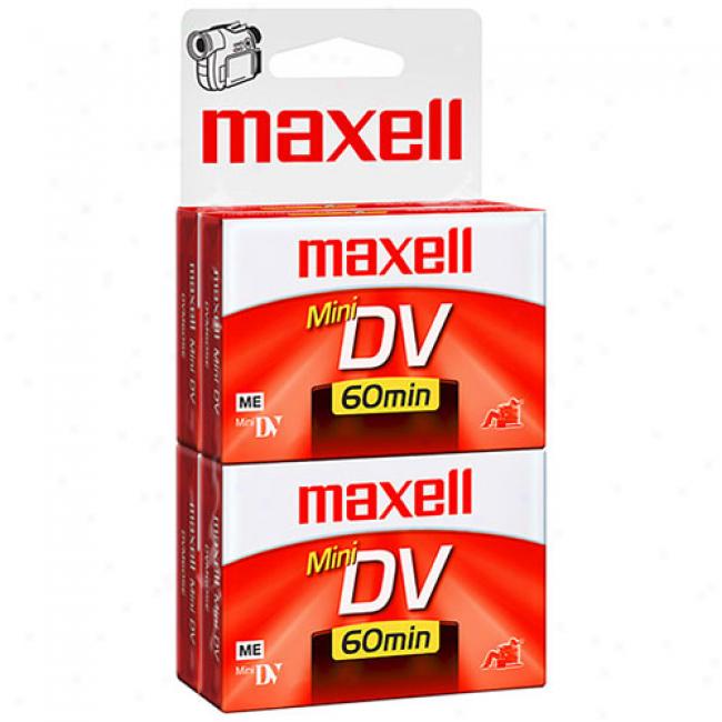 Maxell 60-mij Minidv Tapes For Camcorders, 4-pack