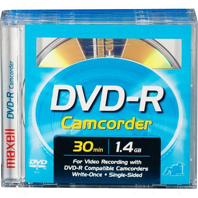 Maxell 8cm Write-once Dvd-r Removable Disc For Dvd Camcorders - 3 Pack