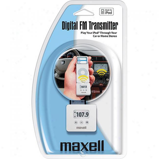Maxell Digital Fm Transmitter For Ipod, P-4a