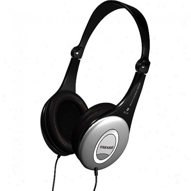 Maxell Lightweighht Noise-cancelibg Headphones, Hp-nciii