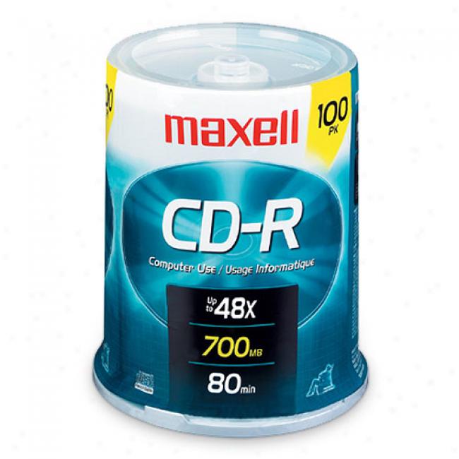 Maxell Standard 120mm C-dr Media 100-pack Spindle