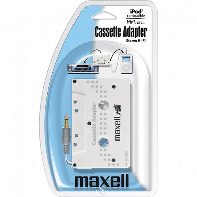 Maxell Stereo Cassette Adapter For Ipod, P10
