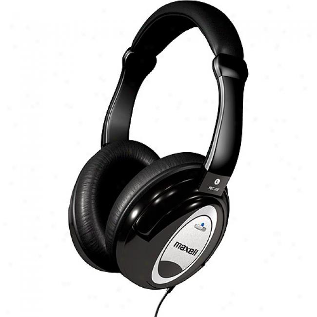 Maxell Superior Noise-canceling Stereo Headphones, Nc-iv