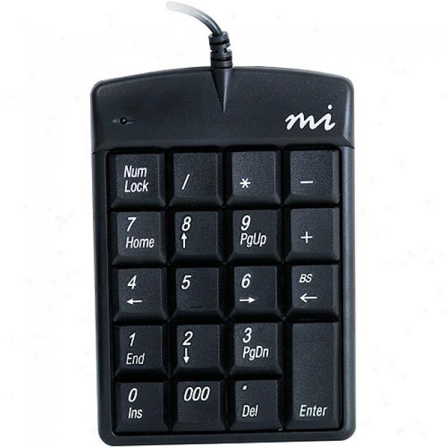Mlcro Innovations Numeric Keypad Plus Keypad, Kp25b