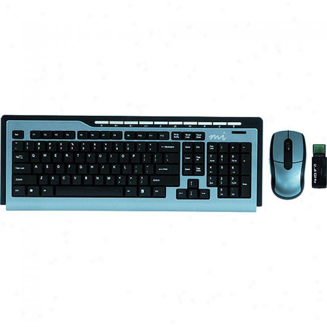 Micro Innovqtions Wireless Internet Keyboard & Laser Mouse Combo
