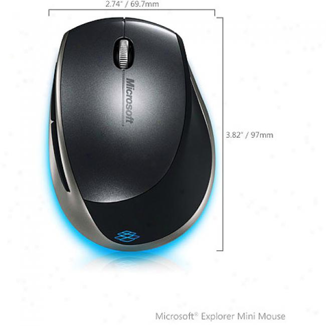 Microsoft Explkrer Mini Mouse, Bluetrack