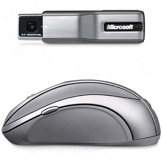 Microsoft Mobility Pack With Lifecam Nx-6000 & Wireless Notebook Laser Mouse 6000