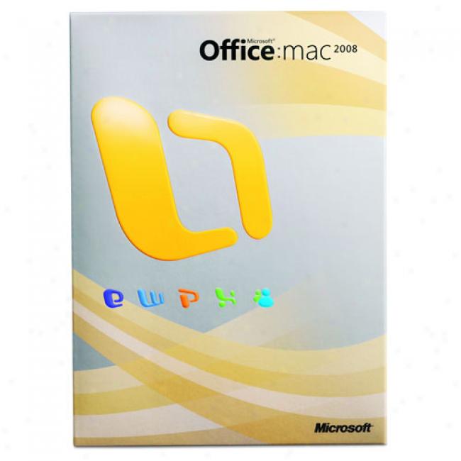 Microsoft Office 2008 For Mac (english Dvd)