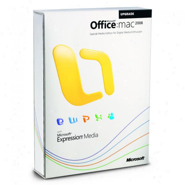 Microsoft Work Mac Media Edition 2008 English Version Upgrade Dvd