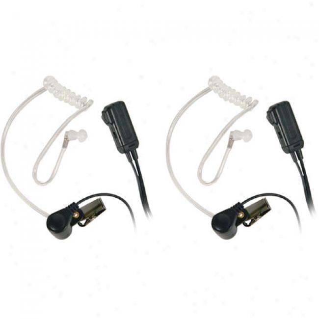 Midland Avp-h3 Surveillance Headsets For Gmrs/frs Radios, Pair