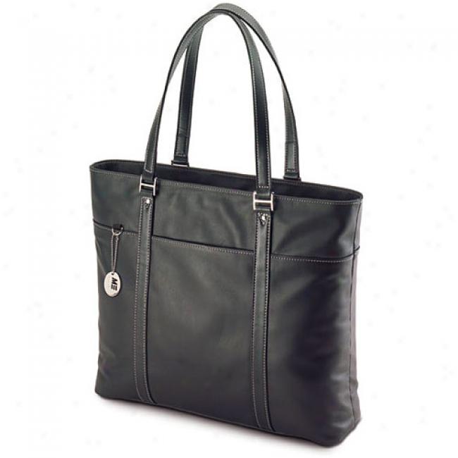 Mobile Edge Full-grain Leather Women's Tech Bag (black)