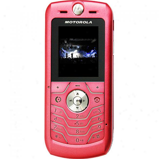 Motorola L6 Pink Unlocked Gsm Cell Phone
