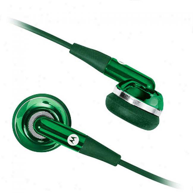 Motorola Thrill Me Green Eh25 Stereo Headset