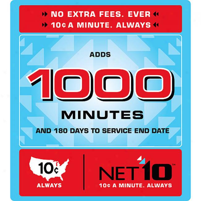 Net10 1,000 Minute Airtime Card
