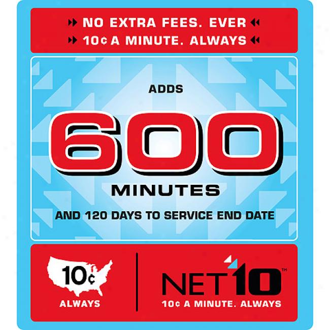 Net10 600 Minute Airtime Cad