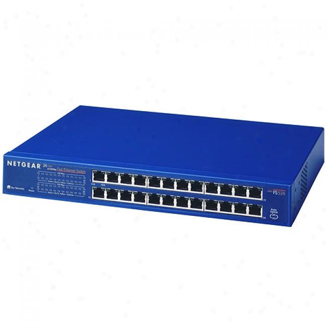 Netgear Jfs-524 24-port 10/100mbps Rackmountable Switch