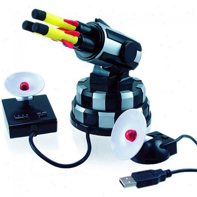 Newo Dream Cheeky Usb Wireleqs Missile Launcher Silver, 055