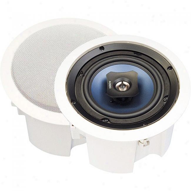 Nxg Basix Series 2-way In-ceiling Enclosed Speaker System - 60-watt,6.5 Inch