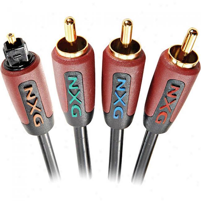 Nxg Basix Series Component Viddeo/optical Digital Toslink Cable - 1 Meter