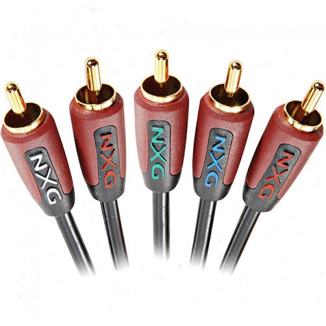 Nxg Basix Series Component Video/stereo Audio Cable - 4 Meter