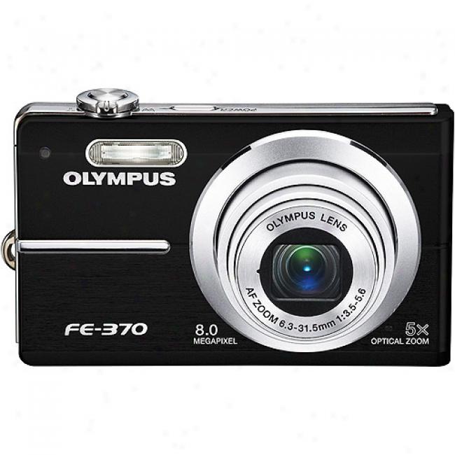 Olympus Fe-370 Dismal 8 Mp Digital Camera, 5x Optical Zoom & 2.7