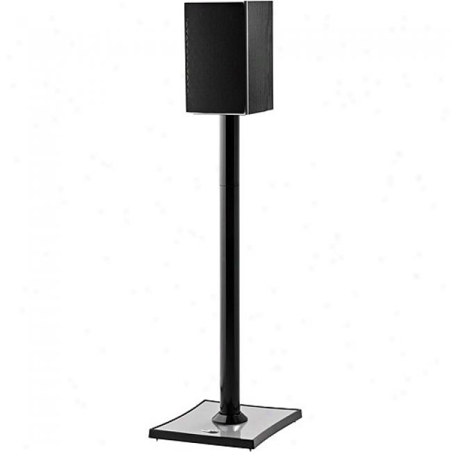 Omnimount Gemini Series Large Audiophile Speaker Stand - High-gloss Black (eavh)