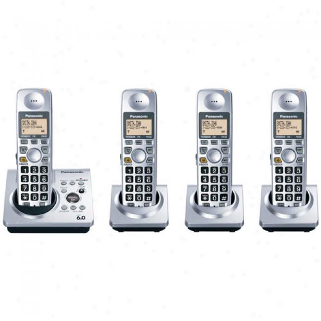 Panasonic Dect 6.0 Expandable Cordless Answering System Attending 4-handsets - Kz-tg1034s