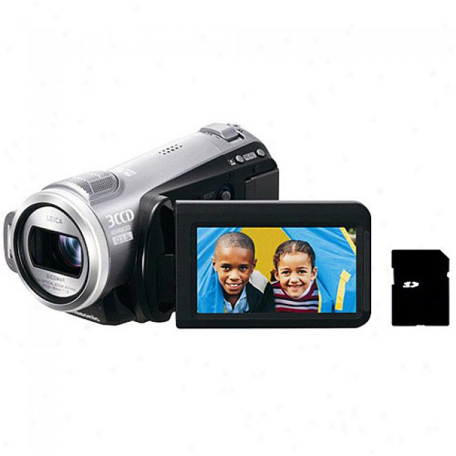 Panasonic Hdc-sd9 Flash Memory Camcorder, 1080p High-def, 3ccd, 10x Optical Zoom, 2.7