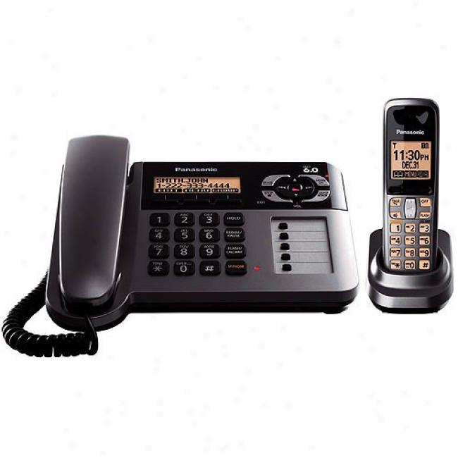 Panasonic Kx-tg1061m Corded/cordless Dect Upon 1 Cordless Handset Telephone
