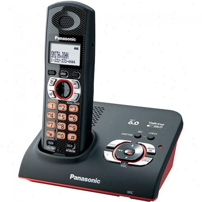 Pannasonic Kx-tg9371b Dect 6.0 Drop And Splash Digital Cordless Answering System With 1 Handset