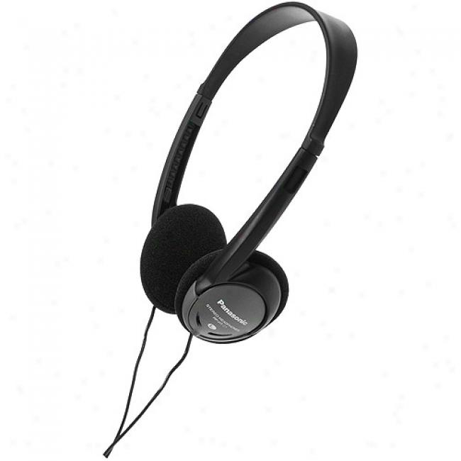 Panasonic Lightweight Headphones W/ Xbs, Rp-ht21