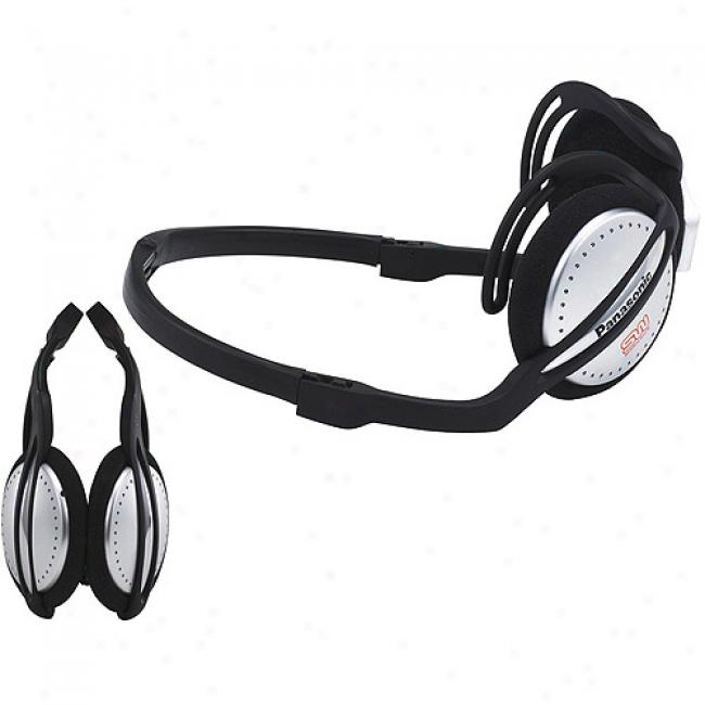 Panasonic Shockwave Water-resistant Neckband Headphones, Rp-hg30
