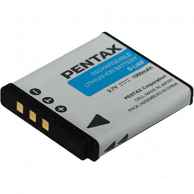 Pentax D-li68 Rechargeable Lithium-ion Battery For Optio S10, S12 Digital Cameras