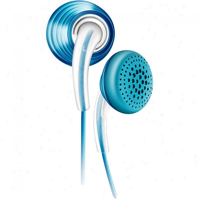 Philips In-ear Bubbles Headphones - Blue, She3622/27