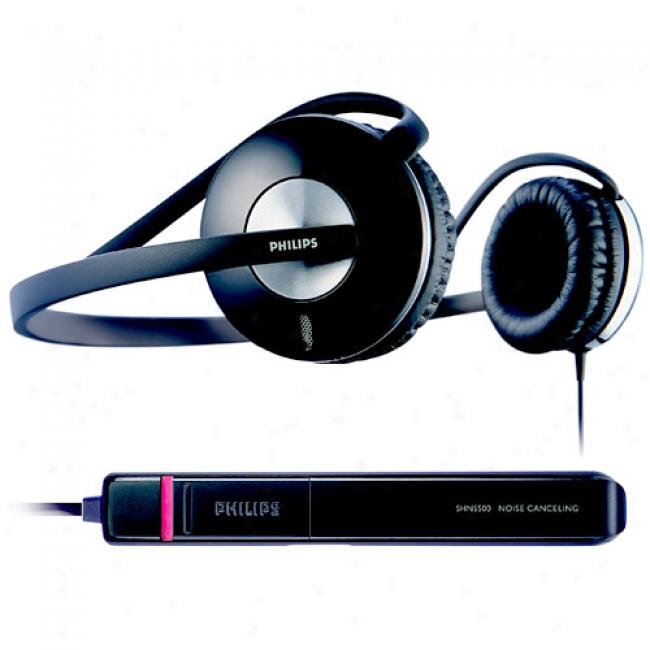 Philips Noise-canceling Behind The Neck Headhones, Shn5500/37