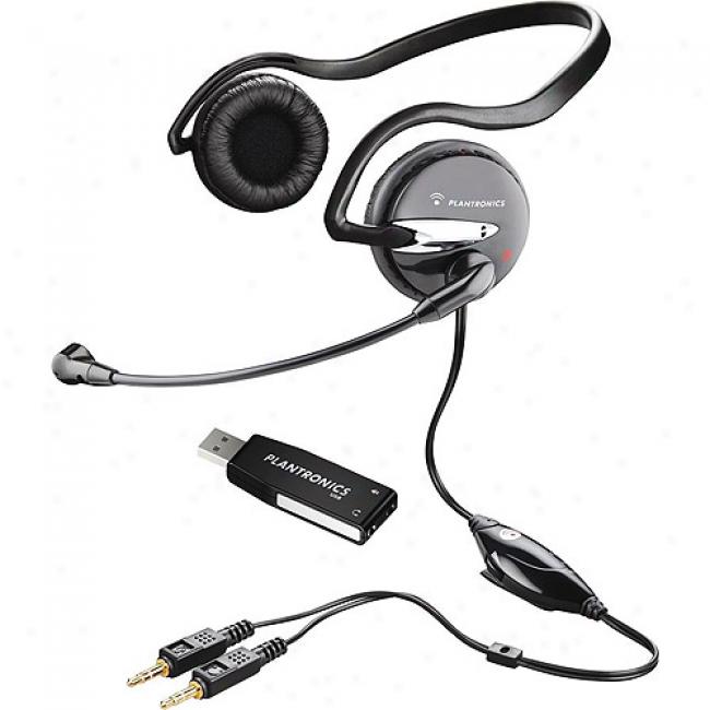 Plantronics Audio Usb Behind-th-head Stereo Headset