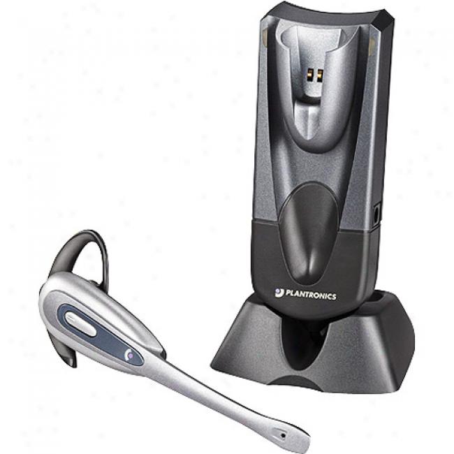 Plantronics Voip Wireless Headset With Noise Canceling Microphone