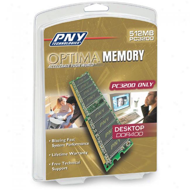 Pny 512mb Ddr400 (pc3200) Desktop Memory Upgrade