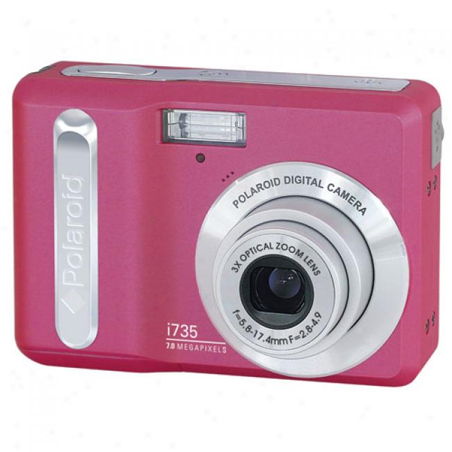 Polaroid I735 Pink ~ 7 Mp Digital Camera