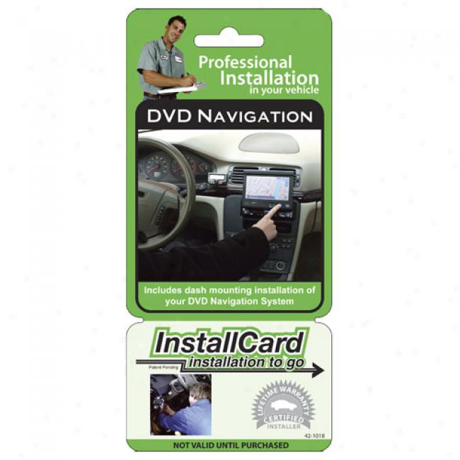 Prepaid Professional Install Card - Dah Dvd Navigation System