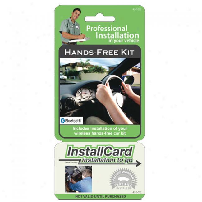 Prepaid Professional Install Card - Hands-free Car Kit W/ Bluetooth