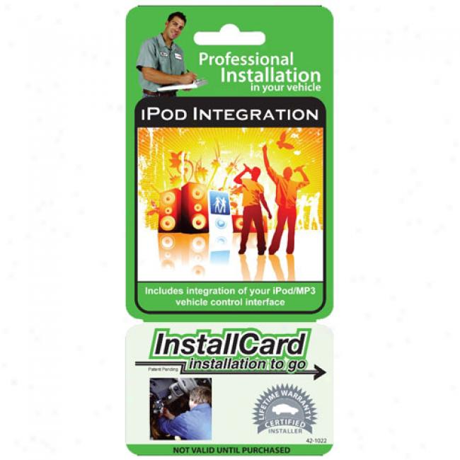 Prepaid Professional Inaugurate Card - Ipod/mp3 Mount And Integration