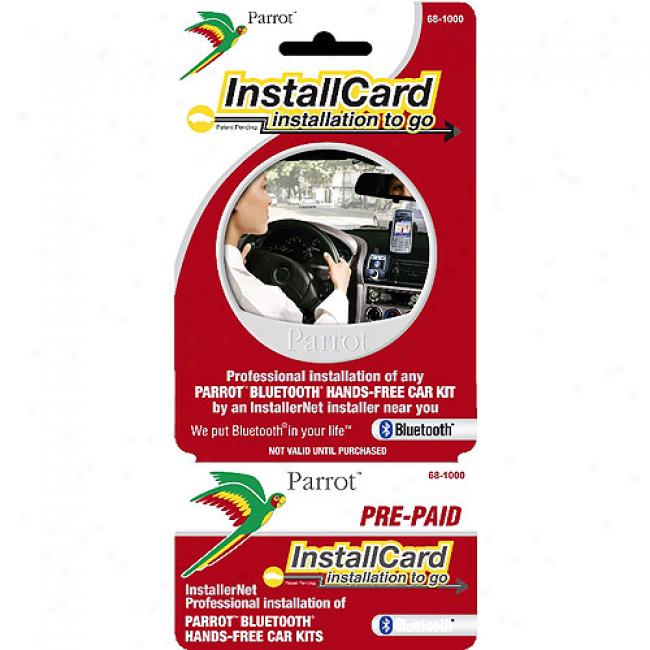 Prepaid Professional Install Card - Parrot Bluetooth Car Kit