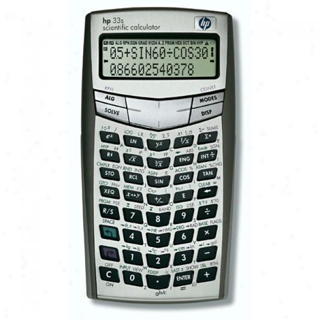 Programmable 2 Line Scientific Calculator With Rpn & Algebraic Entry Modes, 31k Memory